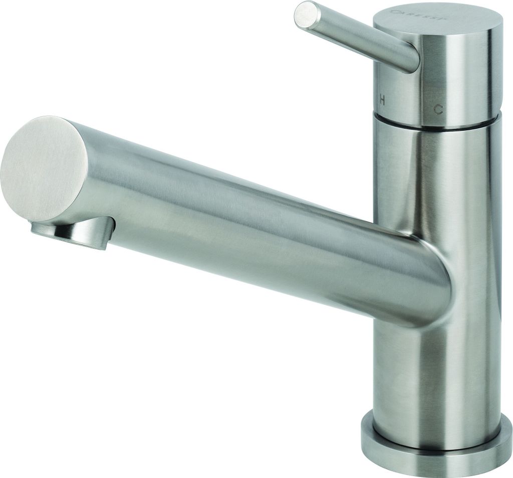 Caressi Küchenarmatur, Wasserhähne CA107I ECO Edelstahl Kollektion Einhand-Mischbatterie 35 mm