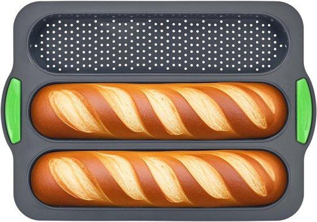 Famanu siliconen baguettevorm met meerdere groeven, Productafbeelding 