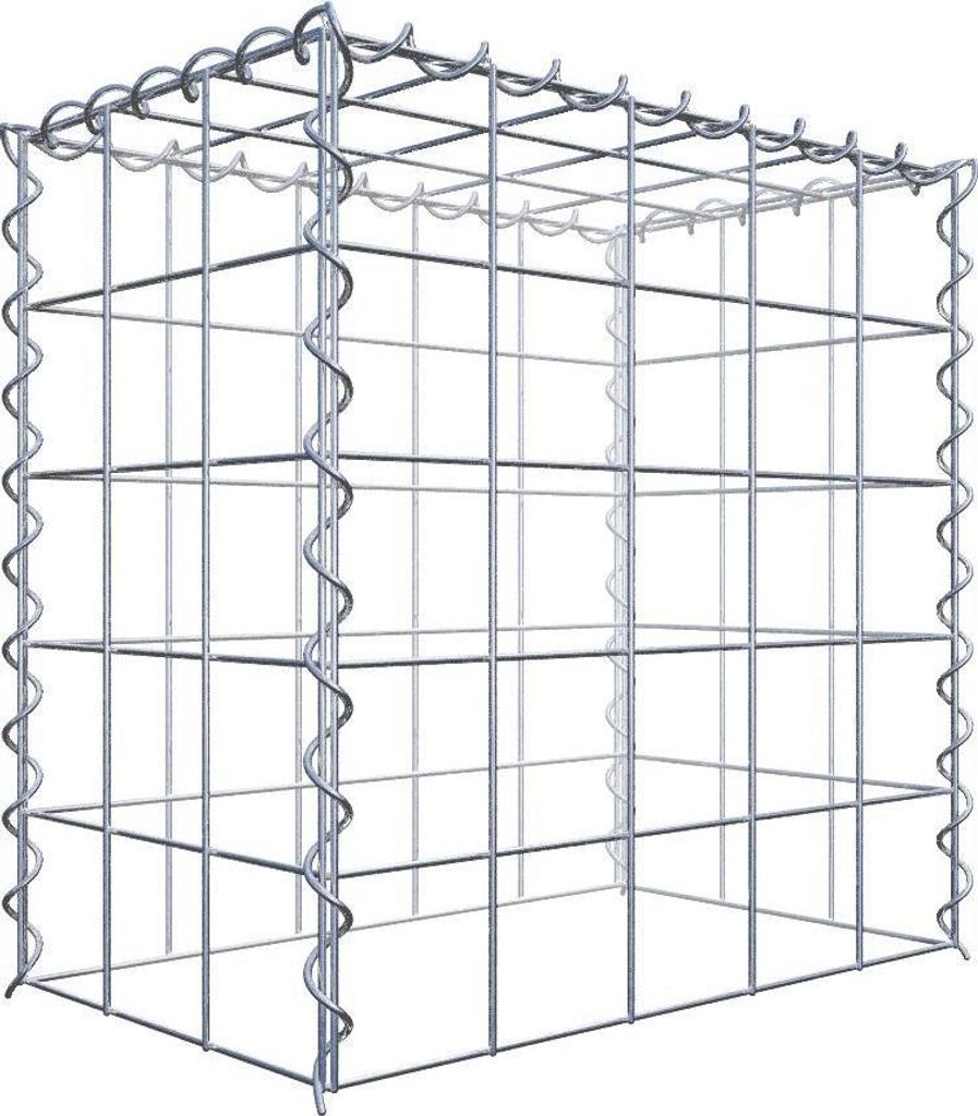 Anbaugabione Typ 3 50 cm x 50 cm x 30 cm (L x H x T), Maschenweite 10 cm x 10 cm, Spirale