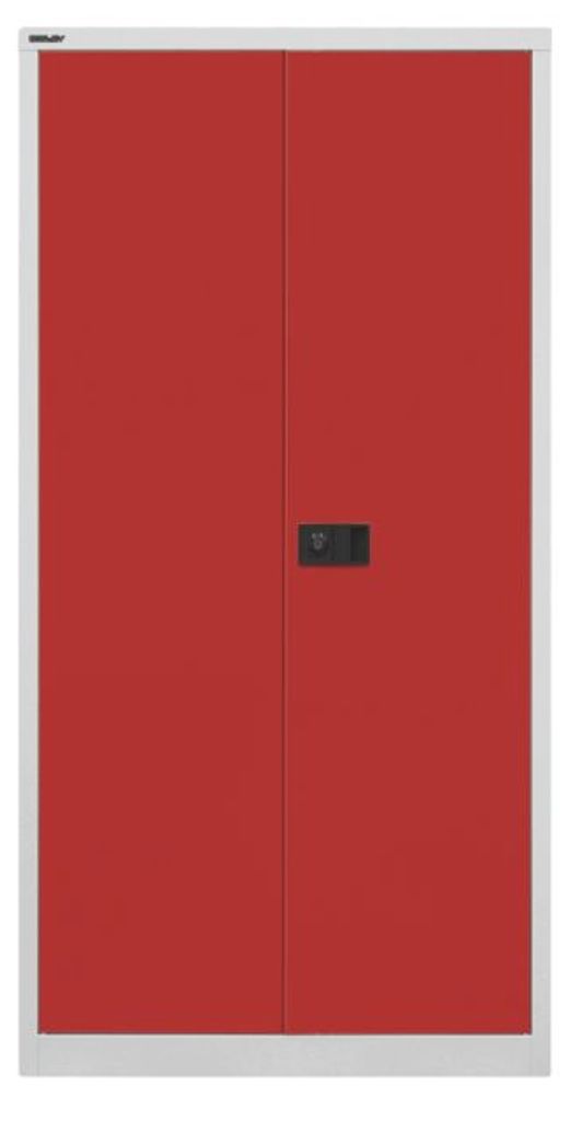 BISLEY Flügeltürenschrank Universal Maße: 91,4 x 180,6 x 40 cm (B x H x T) Anzahl der Fachböden: 3 Fachböden Werkstoff: Stahl