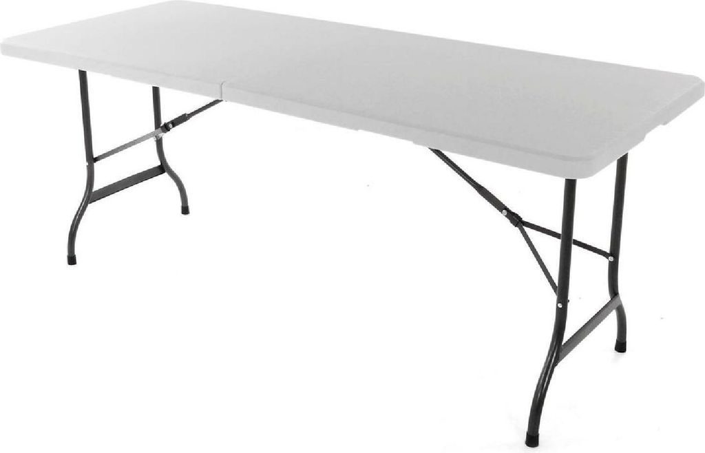 VCM Klapptisch | Maße 180x74x72 cm | Campingtisch | Partytisch | Gartentisch klappbar | Bistrotisch | Catering