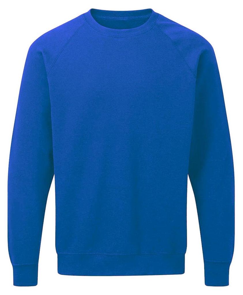 SG Raglan Sweatshirt / Pullover, Rundhalsausschnitt FK772 (S) (Königsblau)