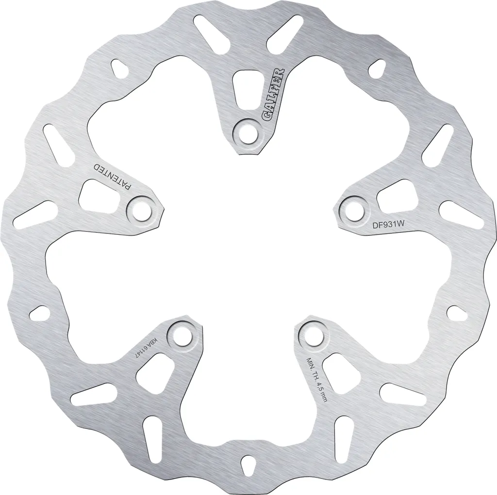 Disque de Frein Galfer DF931W WAVE Rigide Arrière pour Triumph Tiger 1200