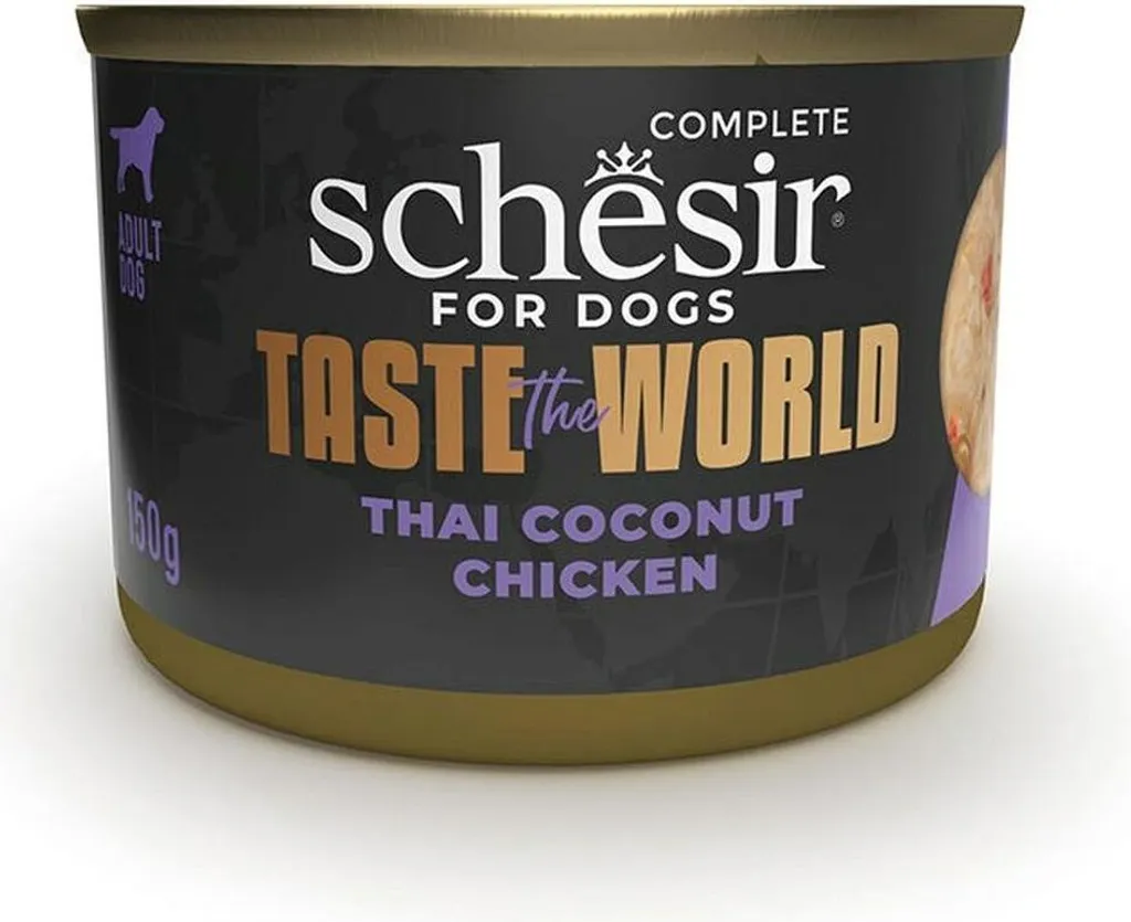 Schesir 22115503, Adult, Qualsiasi razza, Riso integrale, Pollo, Verdure, Latte di cocco, 150 g