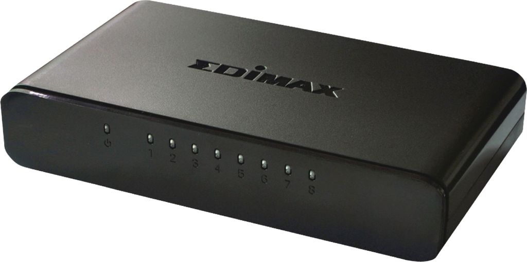 Edimax ES-3308P - Switch - unmanaged - 8 x 10/100