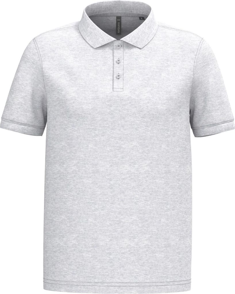 Kariban Herren Polo-Shirt Polohemd Poloshirt Polo Arbeit Shirt, Größe:S, Farbe:Ash Heather