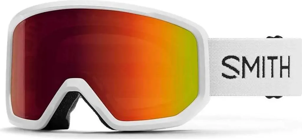 Masque de ski Smith Transfer Blanc pour haute montagne et soleil