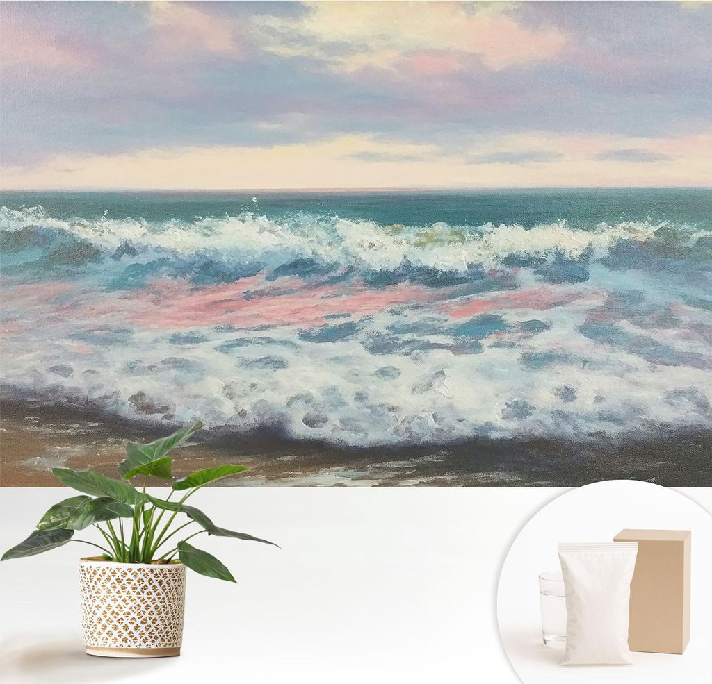 Fototapete - 152x104 cm - Tapete - Wandtapete - Wandbilder - Dekofolie - Tapete Folie - Wand - Dekoration - Wohnzimmer - Meereslandschaft