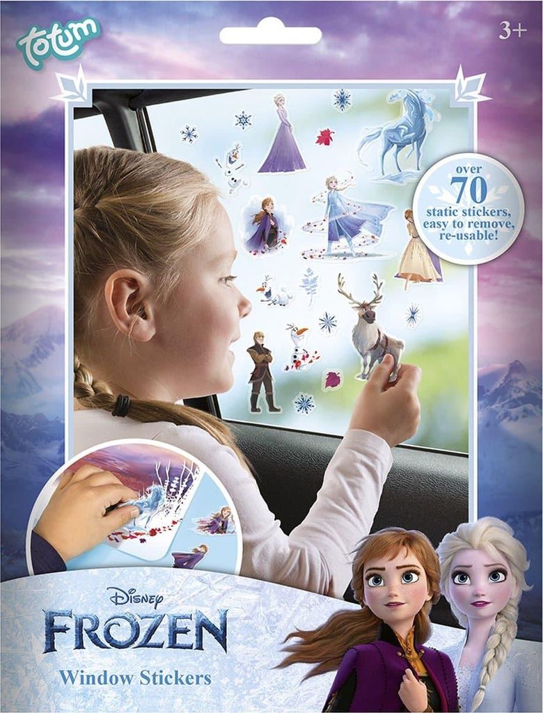 Totum Disney Frozen Ii Oltre 70 adesivi per finestre Immagine del prodotto 