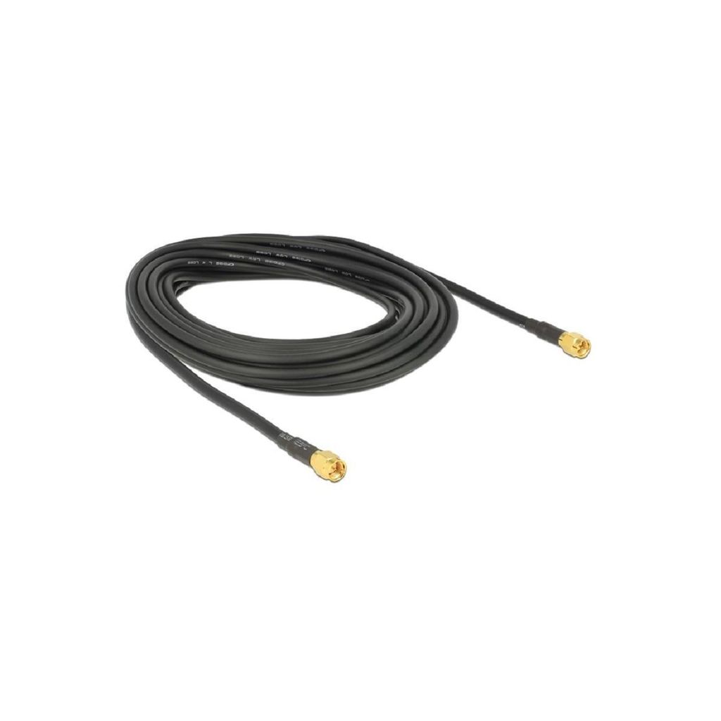 Delock HF Antennenkabel SMA Stecker zu SMA Stecker LMR195 Produktbild 