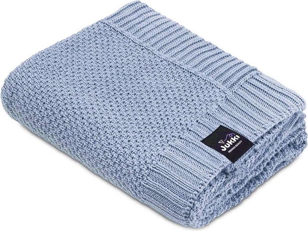 Blue Strickdecke