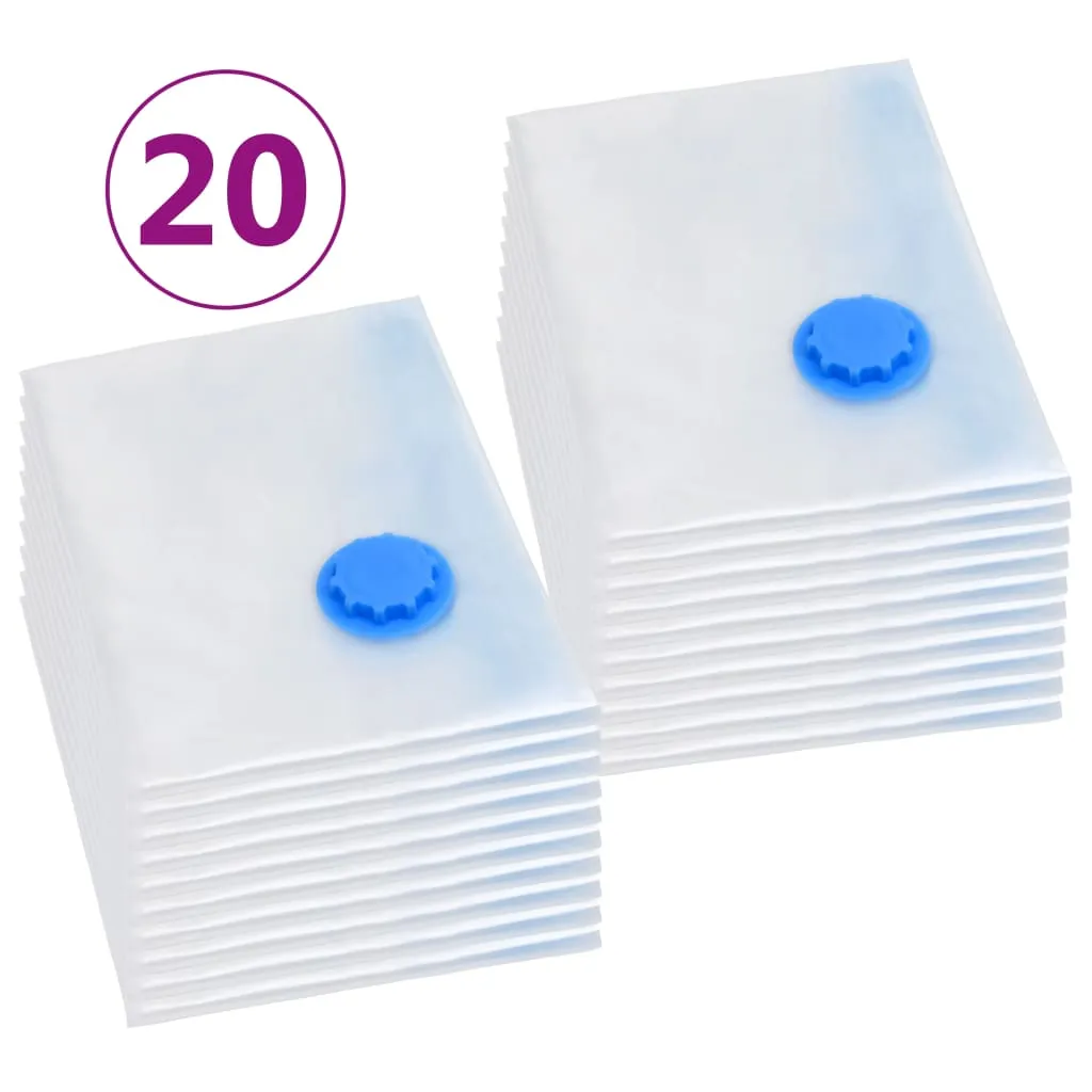 Sacs sous vide de compression 120x70 cm pour couettes et vêtements