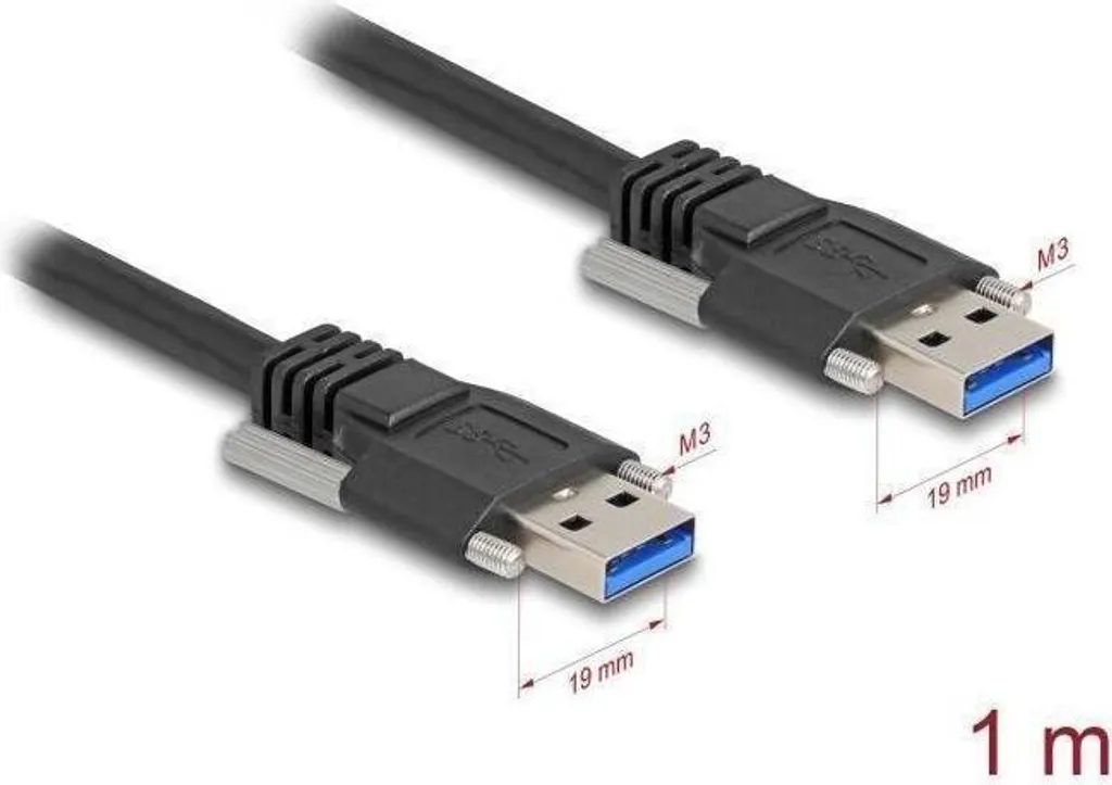 Câble de Connexion USB Type-A vers USB Type-A 5 Gbps pour Extension et Hub - 2