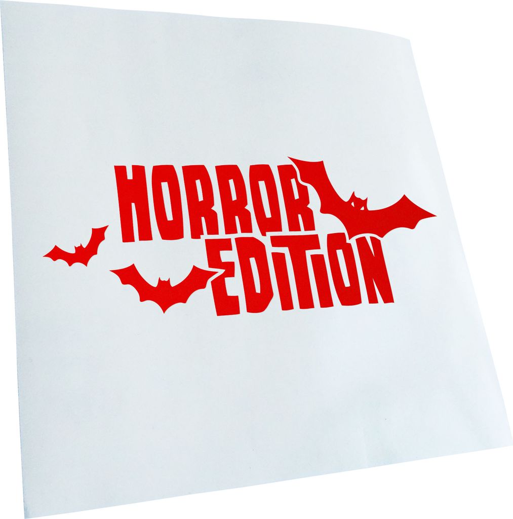 Kiwistar - Autoaufkleber - Horror Edition - Neongelb - 20x8cm - Aufkleber für Auto, Laptop, Fahrrad, LKW, Motorrad mehrfarbig JDM Decal Racing