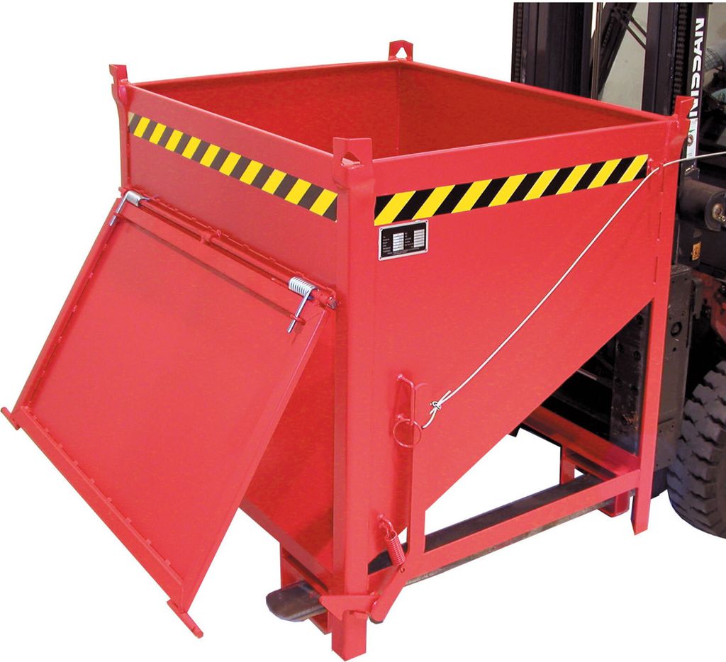 Bauer Silobehälter SGK 75, lackiert, Feuerrot