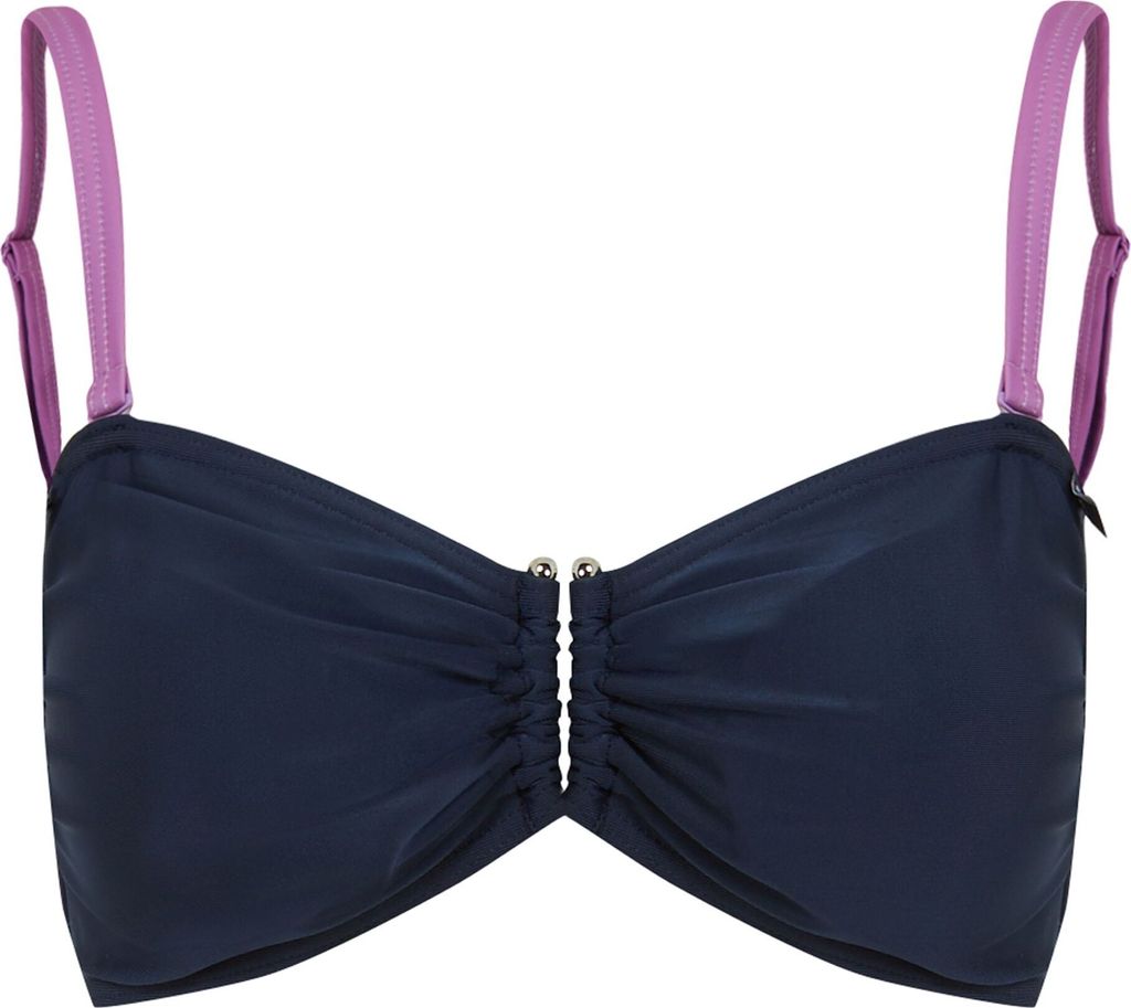 Regatta - "Aceana III" Bikini Oberteil für Damen RG8982 (38 DE) (Marineblau/Orchideen-Lila)