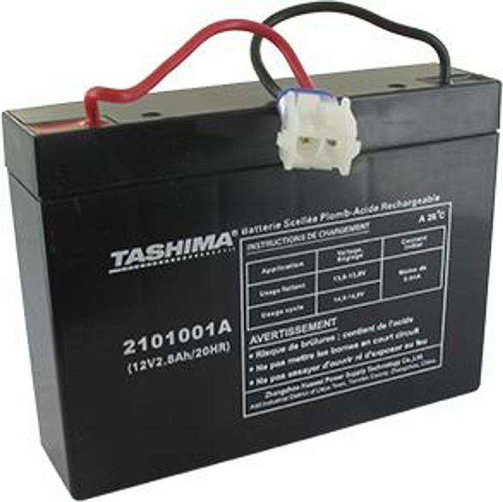 Batterie Motoculture Adaptable 12v, 2,8a Acide/plomb Image du produit 