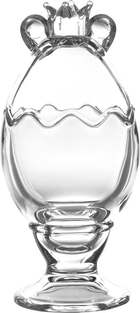 Clayre & Eef Glastopf Ø 8x14 cm Transparant Glas