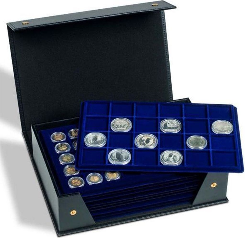 Münzkassette TABLO für 10 Tableaus (L-Format), schwarz