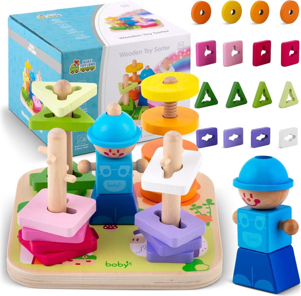 Sortierspielzeug aus Holz - Puzzle RK-866 Ricokids