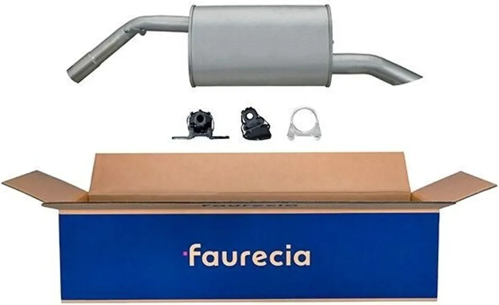 Silencieux arrière HELLA 8LD 366 032-791 pour Peugeot 207 et 208