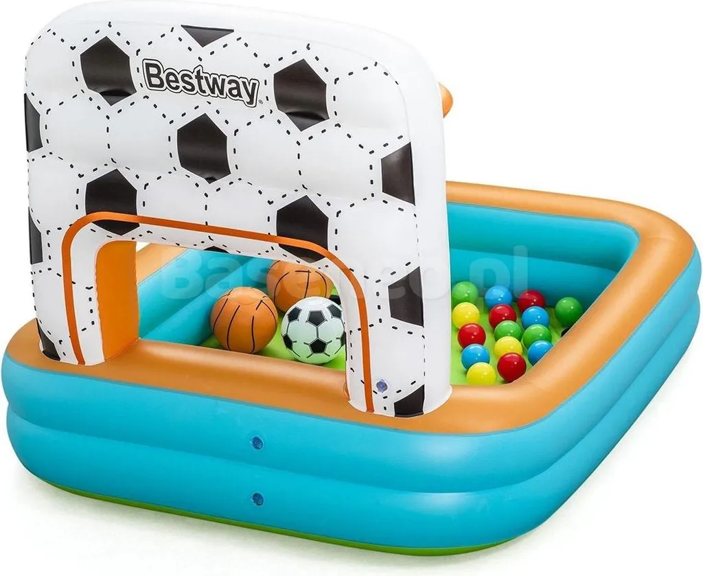 Aire de jeux Bestway 52728 vinyle robuste avec balles multicolores