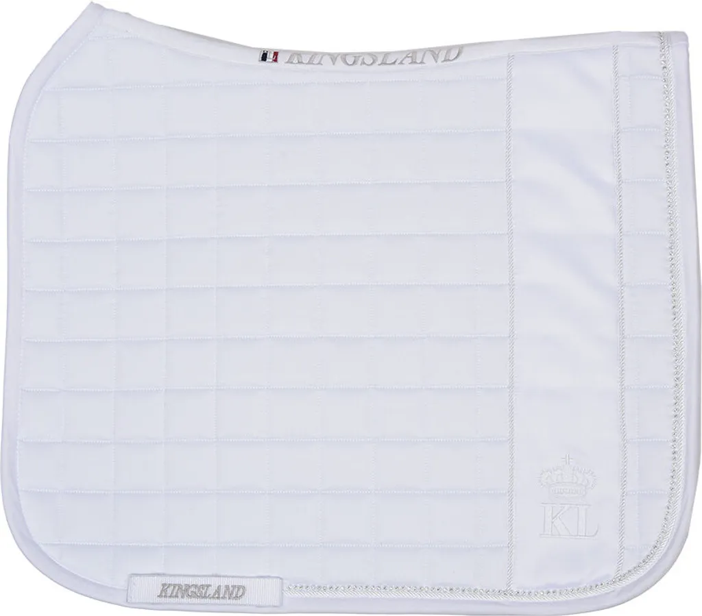 Chabraque de Dressage Blanche Kingsland - Confort et Respirabilité Full