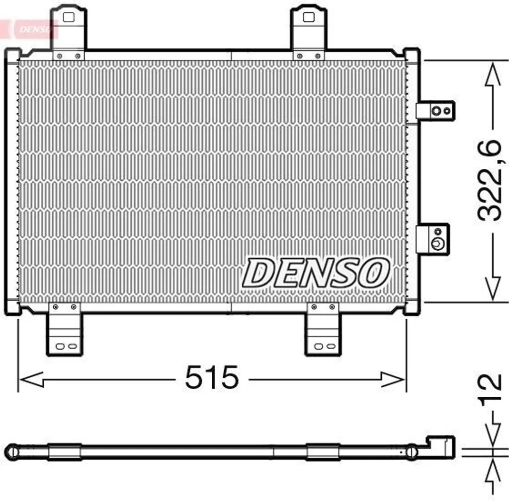 Condenseur de climatisation pour Mazda 2 et CX-3 - Radiateur de Clim
