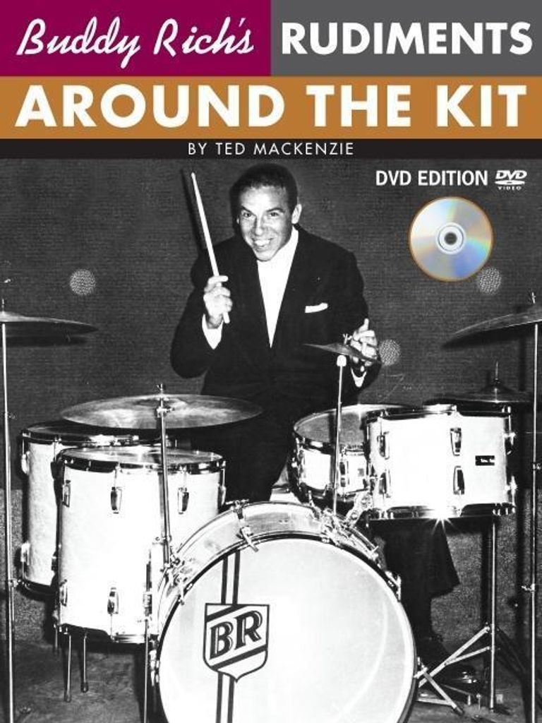 Buddy Rich's Rudiments Around the Kit Book/Online Audio