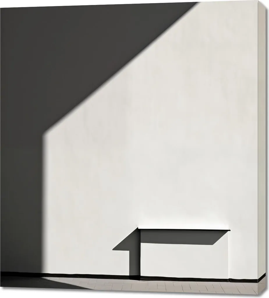 Quadro Moderno 90x100 Luci e Ombre - Tela d'Autore per Pareti Uniche