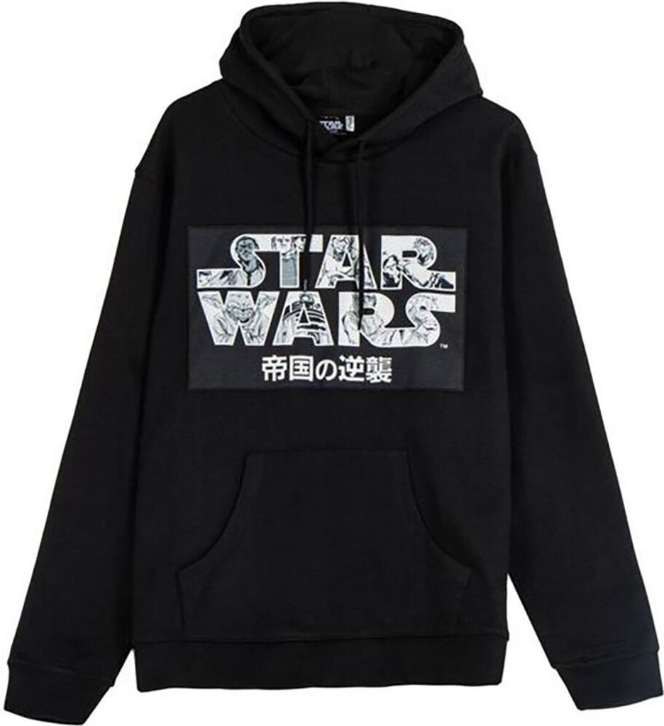 Cerda Group Star Wars Gebürstetes Sweatshirt Aus Baumwolle Schwarz L Schwarz L