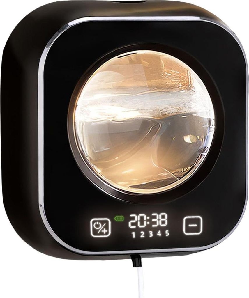 Intelligenter Schaumseifenspender, berührungslos, 320ml, 5 einstellbare Seifenstufen, LED Display, Type-C, für Badezimmer, Büro & Küche