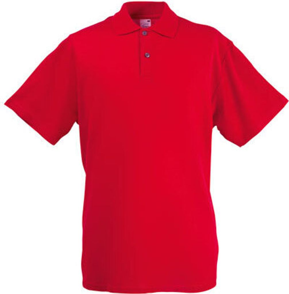 Fruit of the Loom - Original Polo - Red - XXL