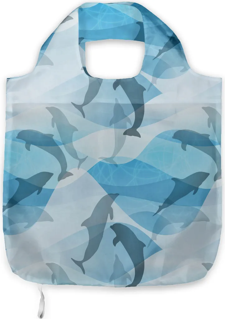 Borsa Tessuto ABAKUHAUS Animali Marini - Alternativa Eco alla Plastica