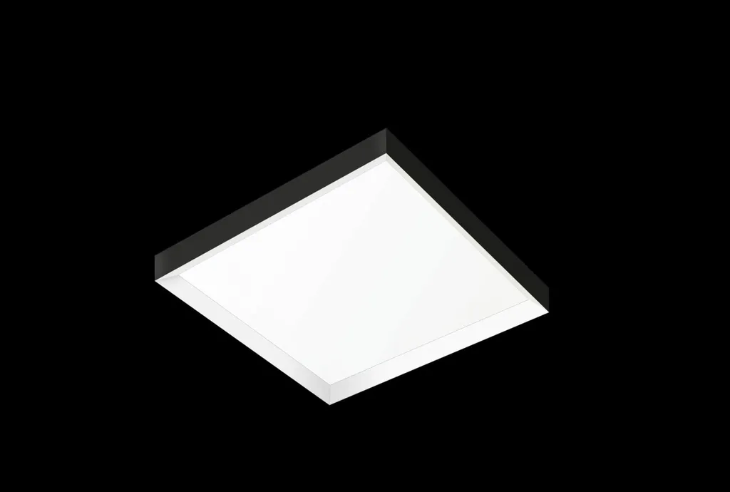 Cadre de montage en saillie noir Century pour dalle LED 60x60