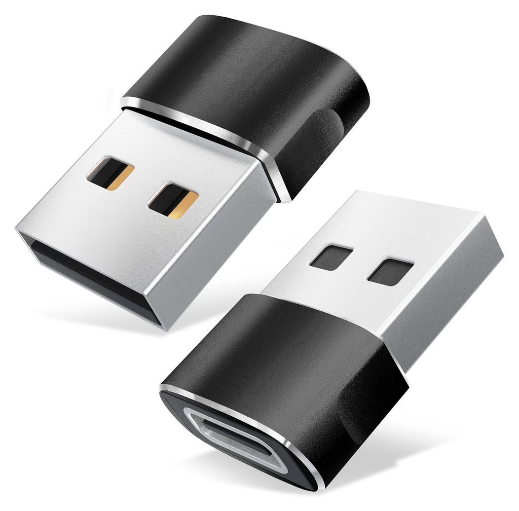 CELLONIC 2 x USB-C auf USB-A-Adapter–USB-C-Buchse auf Produktbild 