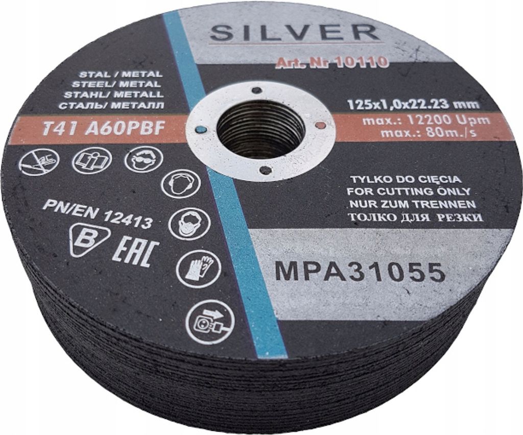 METALL-TRENNSCHEIBE 125 x 1,0 x 22,2 mm Produktbild 