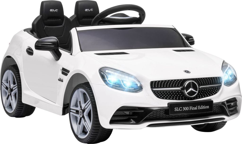 AIYAPLAY 12 V Kinder Elektroauto, Kinderfahrzeug mit 2,4G Ferbedienung, Elektrofahrzeug mit LED-Scheinwerfern, Sicherheitsgurt, Hupe, Musik, Merced...