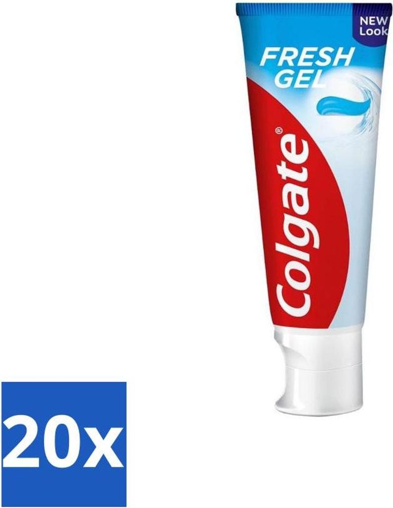 Colgate Zahnpasta Fresh Gel 75 ml - Vorteilspack - 20 Stücke