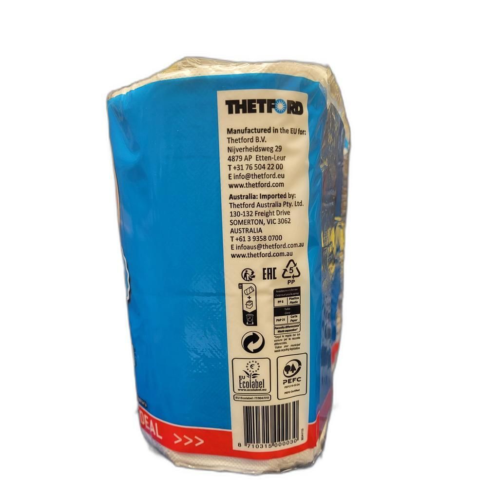 Thetford Toilettenpapier Aqua Soft Campingtoilettenpapier Sondergröße 6 Rollen