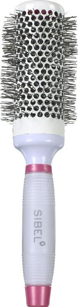 Brosse ronde avec poils en nylon, blanc Image du produit 