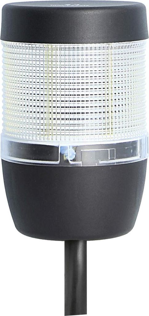 STEX24 Signalsäule weiß, 70mm, 24V AC/DC, LED-Blinklicht Kabel 0,6 Meter, SS70-OB1/24 117 Anschlusstechnik: