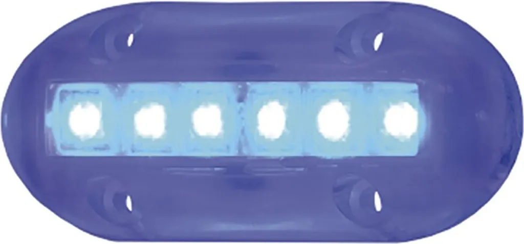 LED Sous-Marine Haute Luminosité 600 Lumens Bleue Anti-Buée et Durable