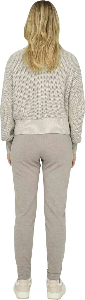 Pull en Maille Douce Beige Claro Only - Tricot Confortable Taille L