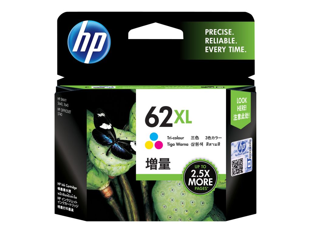 62XL cyan/magenta/gelb Druckerpatrone Produktbild 