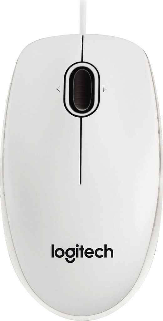 Logitech USB Mouse B100 white