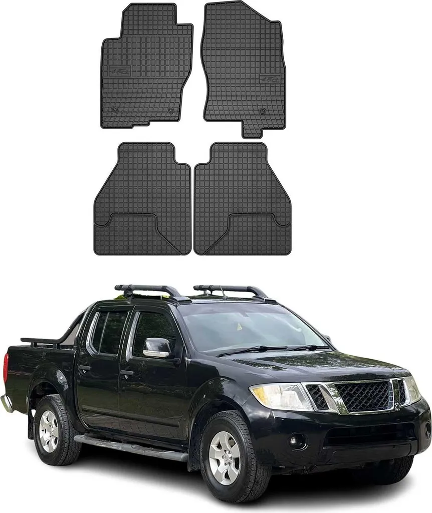 tappeti tappetini in gomma per nissan navara 15 set kit