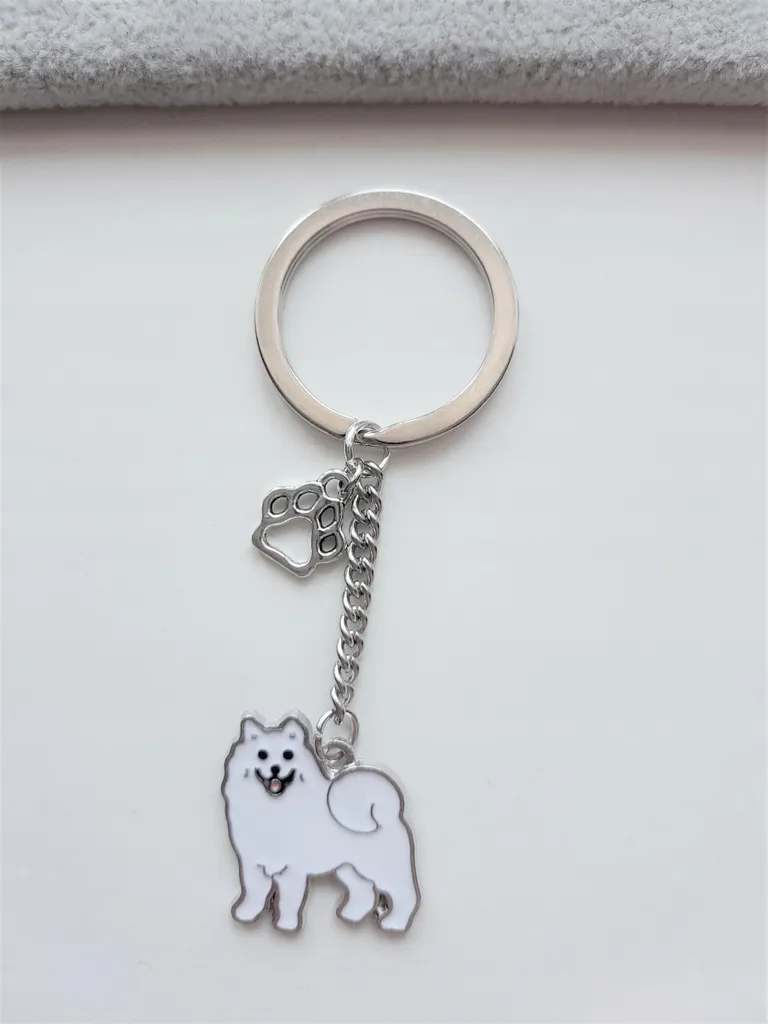 Portachiavi Portachiavi Cane Samoyed Akita