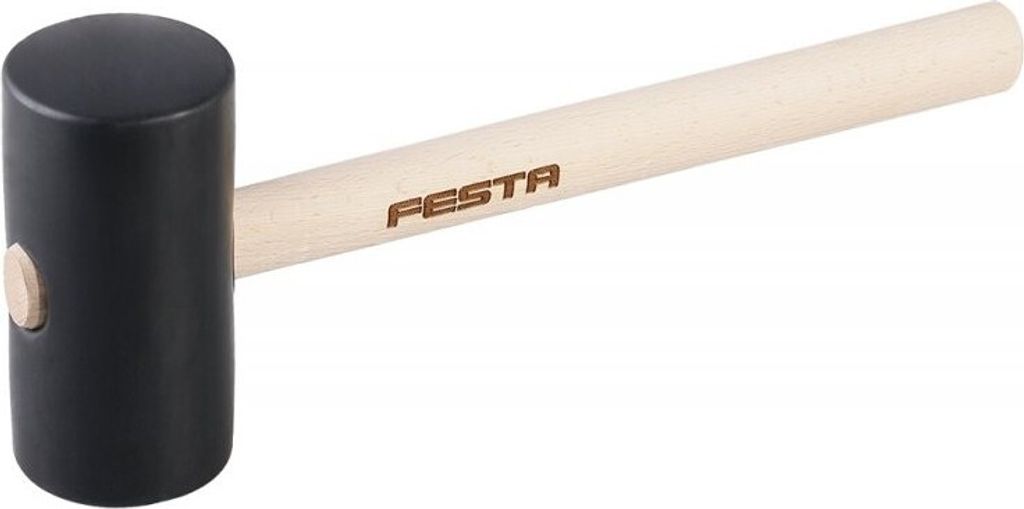 Profi Gummihammer FESTA 1kg, 70mm, 36cm