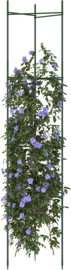 Design Tomatenkäfige 4 Stk. 154 cm Stahl und PP, Blumenständer 2024 Neu